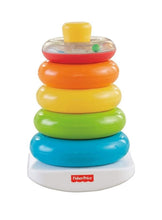 Load image into Gallery viewer, Fisher Price 3-in-1 Infant Complete Gift Pack&Fisher-Price Plastic Original Rock-a-Stack,Multicolor, Classic Stacking Toy with 5 Colorful Rings to Grasp, Shake, and Stack!