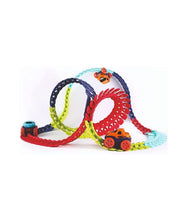 Load image into Gallery viewer, KIPA Monster Wheels Toy Car, 102 Pieces Electric Bendable Car Toy, Changeable Track,DIY Race Car Assembled Tracks with LED Light Up Toys for 3 4 5 6 7 Year Old Boys Girls Kids Birthday Gifts (102 Pcs.)