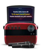 Load image into Gallery viewer, Saregama Carvaan Karaoke - Portable Music Player with 5000 Pre-Loaded Songs, FM/BT/AUX (Metallic Red)