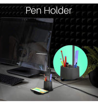 Load image into Gallery viewer, Portronics Brillo II Lamp with Wireless Charging (Black)