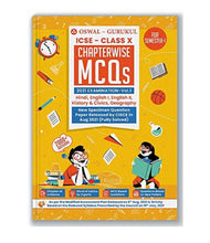 Load image into Gallery viewer, Chapterwise MCQs Book for ICSE Class 10 Semester I Exam 2021 : 2000+ New Pattern Questions (Hindi, English I, English II, History & Civics, Geography)