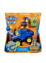 Load image into Gallery viewer, Paw Patrol Dino Rescue Chase Deluxe Rev Up Vehicle with Mystery Dinosaur Figure, for Kids Aged 3 and up Multicolor