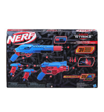 Load image into Gallery viewer, Nerf Alpha Strike Mission Ops Set Includes 4 Blasters, 2 Half-Targets, and 25 Official Nerf Elite Darts,Easy Load Prime Fire