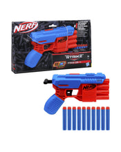 Load image into Gallery viewer, Nerf Alpha Strike Fang QS-4 Toy Blaster, 4-Dart Blasting Fire 4 Darts in a Row, 10 Official Nerf Elite Darts Easy Load-Prime-Fire, Toys for Kids, Teens, Adults, Boys and Girls, Outdoor Toys