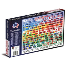 Load image into Gallery viewer, 500 Piece Jigsaw Puzzle Flags Of The World