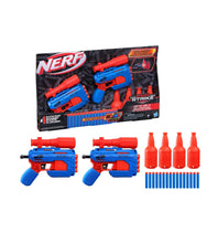 Load image into Gallery viewer, Nerf Alpha Strike Optic QS-4 Duel Targeting Set ,22-Pieces ,Includes 2 Blasters, 4 Half-Targets, 16 Official Nerf Darts