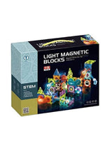 Load image into Gallery viewer, Light Magnetic Tiles- Building Blocks for Kids 3D STEAM Educational Toys, Magnetic Marble Run/ Toys for Kids Age 3 +Year Old Boys Girls Creative Gift (75 pcs, Multicolor)