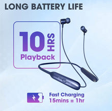 Load image into Gallery viewer, JBL LIVE220BT by Harman in-Ear Wireless Neckband Headphones with 10 Hours Playtime, Ambient Aware & Talk Thru, Voice Assistant Activation & Multi Point Connectivity (Blue)