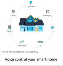 Load image into Gallery viewer, All-new Echo Dot (4th Gen) with clock | Next generation smart speaker with improved bass, LED display and Alexa (White)