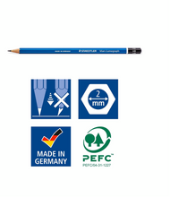 Load image into Gallery viewer, Staedtler Mars Lumograph Drawing Pencil for Design and Drafting - Pack of 12