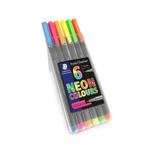 Load image into Gallery viewer, Staedtler Triplus Fineliner Neon Pen Sets - 6Pcs

