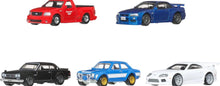 Load image into Gallery viewer, Hot Wheels Premium Fast &amp; Furious Pack 1:64 Scale Die-Cast Vehicles From The Movie Franchise In Collectable Packaging
