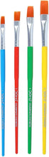 Load image into Gallery viewer, DOMS Colourmate Synthetic Paint Brush Set (Flat, Pack of 4 x 4 Set)

