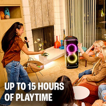 Load image into Gallery viewer, JBL PartyBox 720 - Loudest Battery-Powered Party Speaker with Superior Pro Sound and a Futuristic lightshow, Up to 15 Hours Playtime &amp; IPX4 Splash Proof (Black)
