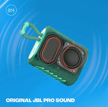 Load image into Gallery viewer, JBL Go 3 Eco with eco-friendly recycled materials and packaging, Wireless Portable Bluetooth Speaker, Pro Sound, Vibrant Colors with Rugged Fabric Design, Waterproof, Type C (without Mic, Green)
