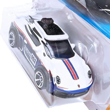 Load image into Gallery viewer, &quot;Hot Wheels Porsche 911 Rallye HW Turbo for Ages 3 and Up (White/Blue)&quot;
