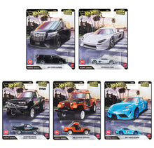 Load image into Gallery viewer, Hot Wheels Boulevard Premium Diecast Car Set – 5 Collectible Models | Real Riders | Metal Body &amp; Chassis
