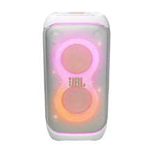 Load image into Gallery viewer, JBL Partybox 320 (White), Portable Bluetooth 240W Party Speaker, AI Sound Boost, Futuristic Light Show Potable With Battery Backup
