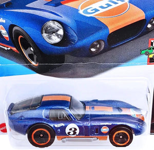 "Hot Wheels 1:64 Scale Shelby Cobra Daytona Coupe HW Race Day for Ages 3 and Up by Small CLAP (Blue)"