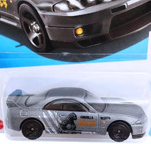 Load image into Gallery viewer, &quot;Hot Wheels Nissan Skyline GT-R BCNR33 HW J Imports for Ages 3 and Up (Grey)&quot;

