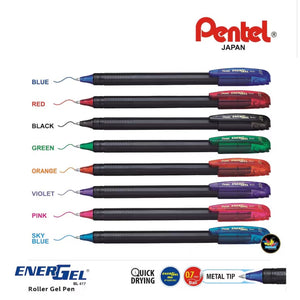 Pentel Multicolour Energel Roller Gel Pen
0.7mm(Pack of 8)