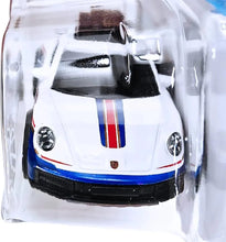 Load image into Gallery viewer, &quot;Hot Wheels Porsche 911 Rallye HW Turbo for Ages 3 and Up (White/Blue)&quot;

