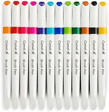 Load image into Gallery viewer, Camlin Brush Pen 12 Shades, Bold - Assorted
