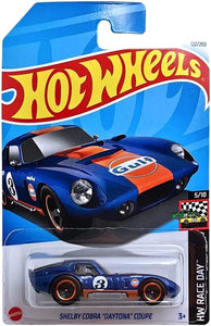"Hot Wheels 1:64 Scale Shelby Cobra Daytona Coupe HW Race Day for Ages 3 and Up by Small CLAP (Blue)"
