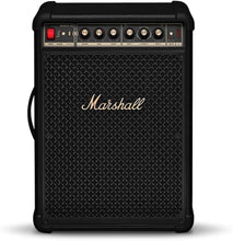 Load image into Gallery viewer, Marshall Bromley 450 Portable Party Speaker - Loud 360° Sound with Bass EQ Controls | 40+ Hours Playtime | Bluetooth, 3.5 mm AUX, RCA, Microphone, Instrument Inputs | LED Lights - Black and Brass
