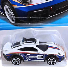 Load image into Gallery viewer, &quot;Hot Wheels Porsche 911 Rallye HW Turbo for Ages 3 and Up (White/Blue)&quot;
