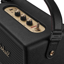 Load image into Gallery viewer, Marshall Kilburn III Portable Bluetooth Speaker with 50+ Hours of Portable Playtime, (360° Sound), Dust &amp; Water-Resistant (IP54) – Black &amp; Brass.&quot;
