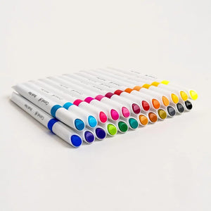 Camlin Brush Pens|24 Shades|Multicolor