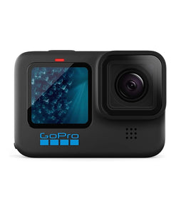 GoPro HERO11 Waterproof Action Camera with Front & Rear LCD Screens, 5.3K60 Ultra HD Video, HyperSmooth 5.0,1080p Live Streaming with Enduro Battery (1-Yr International + 1-Yr India Warranty), Black