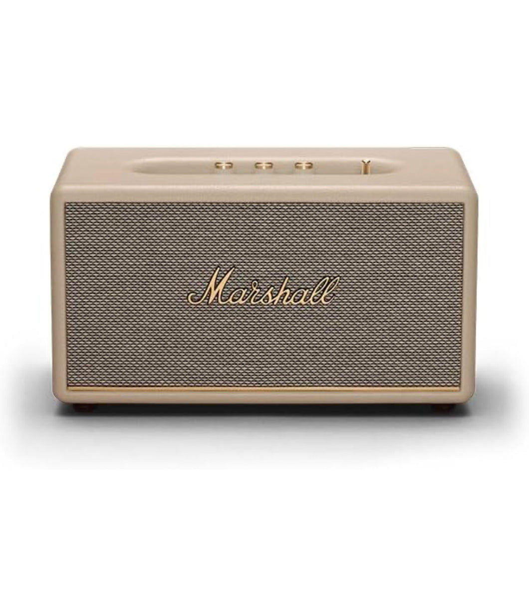 Marshall Stanmore III Wired Connectivity Home Speaker with Bluetooth 5.2 & RCA or 3.5mm Input - Cream