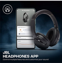 Load image into Gallery viewer, JBL Tour One M2, Adaptive ANC Bluetooth Over-Ear Headphones, Spatial Sound, Personi-Fi 2.0, Smart Ambient, Hi-Res, Pro Sound, App, 4-Mic for Call Clarity, up to 50Hrs, Built-in Alexa (Black)
