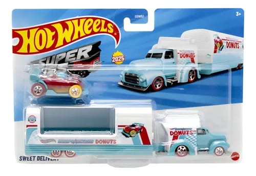 Hot Wheels Caminhão Super Rigs Sweet Delivery Donut Drifter