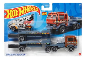 Hot Wheels Caminhão Super Rigs Straight Freightin Carreta