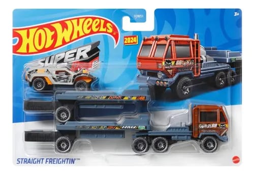 Hot Wheels Caminhão Super Rigs Straight Freightin Carreta