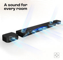 Load image into Gallery viewer, JBL Bar 800 Pro, 7.1 (5.1.2) Channel Truly Wireless Soundbar with True Dolby Atmos® 3D Surround Sound, 10” Down-Firing Wireless Subwoofer, PureVoice, HDMI eARC, Bluetooth, Wi-Fi &amp; Optical Input (720W)
