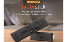 Load image into Gallery viewer, All-new Fire TV Stick with Alexa Voice Remote (includes TV controls) | Stream HD Quality Video with Dolby Atmos Audio | 2020 release
