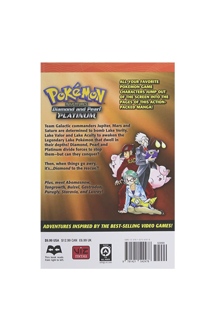 Pokémon Manga Box Sets: Pokémon Adventures Diamond & Pearl / Platinum Box  Set : Includes Volumes 1-11 (Paperback) 