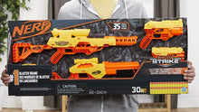 Load image into Gallery viewer, Nerf Alpha Strike 35-Piece Ultimate Mission Pack , Includes 5 Blasters and 30 Official Elite Darts (Multicolour)
