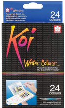 Load image into Gallery viewer, KOI Watercolors Field Box Set of 24 Colors
