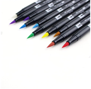 Tombow Dual Brush Pen Art Markers 10-Pack, Pastel