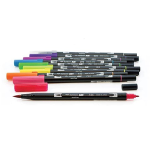 Tombow Dual Brush Pen Art Markers 10 Pieces