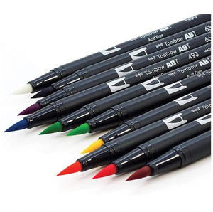 Tombow Dual Brush Pen Art Markers 10 Pieces