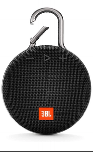 JBL Clip 3 Ultra-Portable Wireless Bluetooth Speaker with Mic (Black)