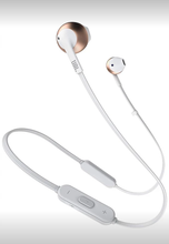Load image into Gallery viewer, JBL Tune 205BT Wireless Earbud Headphones with Mic (Rose Gold)
