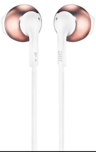 Load image into Gallery viewer, JBL Tune 205BT Wireless Earbud Headphones with Mic (Rose Gold)
