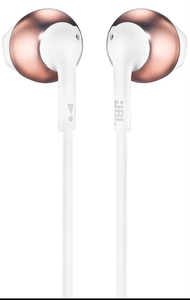 JBL Tune 205BT Wireless Earbud Headphones with Mic (Rose Gold)